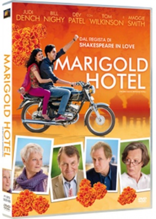 Locandina italiana DVD e BLU RAY Marigold Hotel 